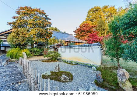 Goryo Eji Tonsho Guards of Emperor's Tomb next to Kodai-ji Temple in Kyoto