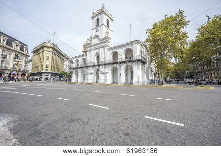 Cabildo Building In Buenos Aires, Argentina