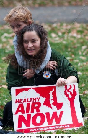 Zmiana klimatu Protest