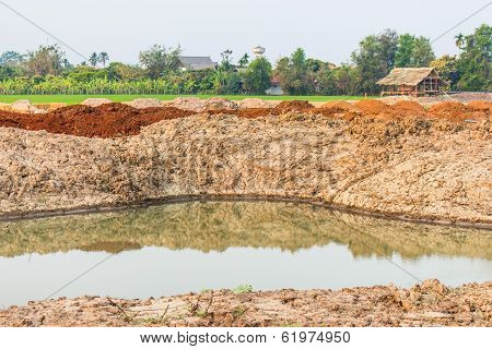 Reservoir To Prevent Drought In Thailand.