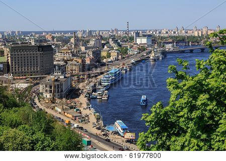 Panorama Of Kiev, Ukraine.