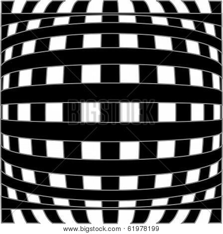 Optical illusion background