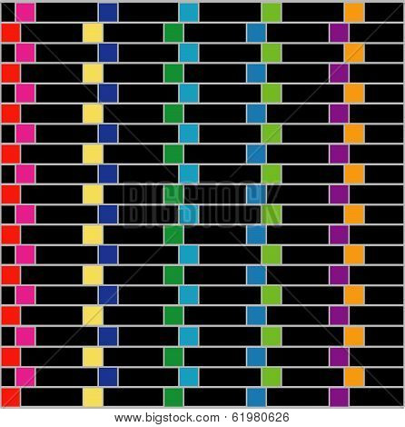 Colorful illusion background