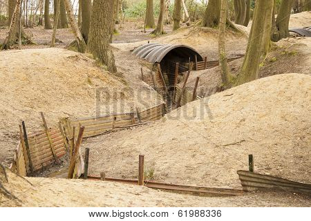 Trenches Flanders Fields Ypres Great World War One