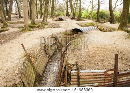 Trenches Flanders Fields Ypres Great World War One