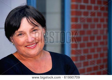 Portrait of a mature business woman outside of office