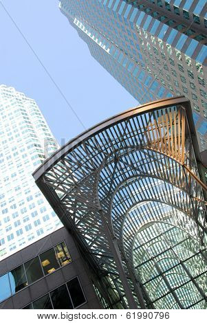Modern architecture details  in downtown Toronto, Canada