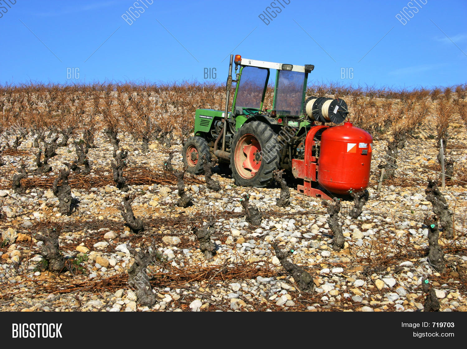 Tractor Vineyard Image & Photo (Free Trial) Bigstock