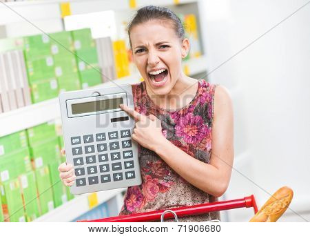 Angry Customer At Supermarket