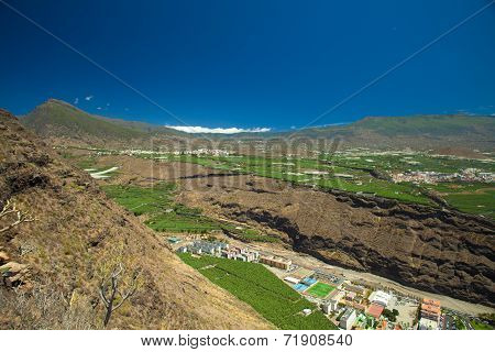 La Palma, View From Viewpoint Mirador El Time