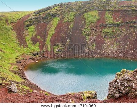 Cratere vulcanico lago Kerid
