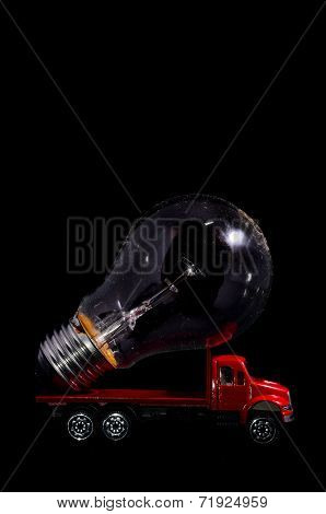 Red Truck Light Bulb