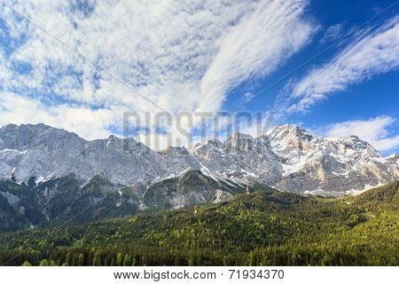 Zugspitze top of Germany