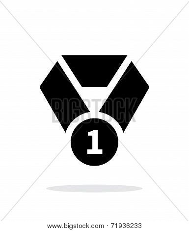 First place medal seample icon.