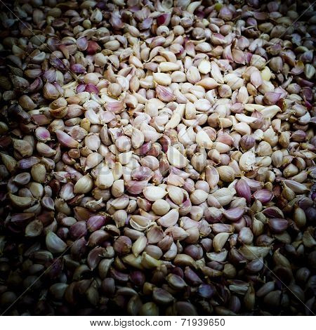 Close Up Of Garlic, Background