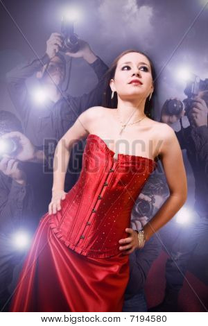 Celebrity bliver fotograferet