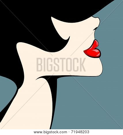 head of a women