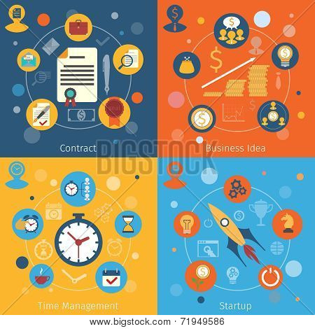 Modern web concepts set
