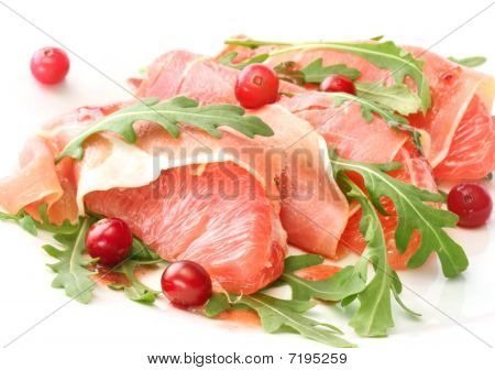 Snack of Bacon and Grapefruit