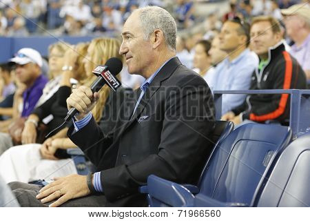 ESPN analyst Brad Gilbert comments match between Serena Williams and Taylor Townsend at US Open2014