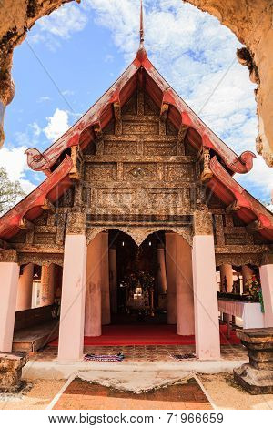 Ancient Viharn Of Lanna Style Temple
