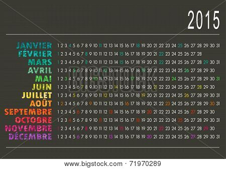 Calendar 2015