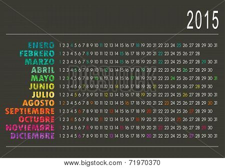 Calendar 2015