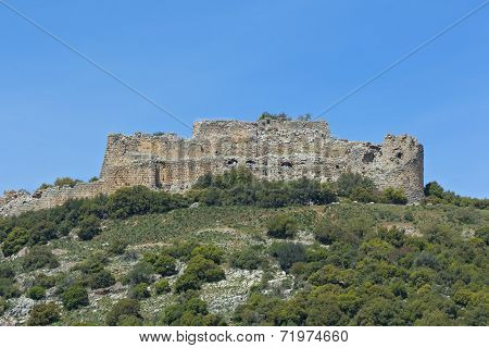 Ancient fortress in Israel Nimrod.