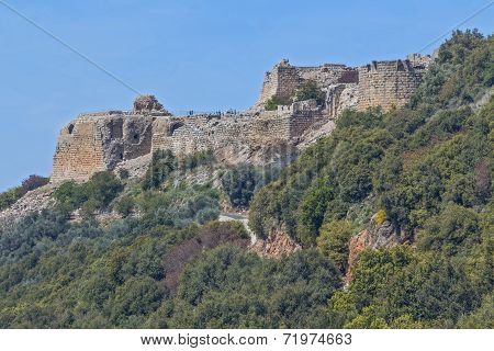 Ancient fortress in Israel Nimrod.