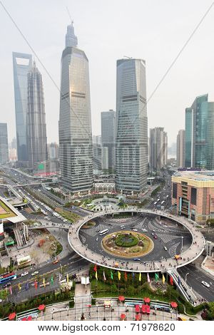 Skyscrapers of Pudong, Shanghai, China