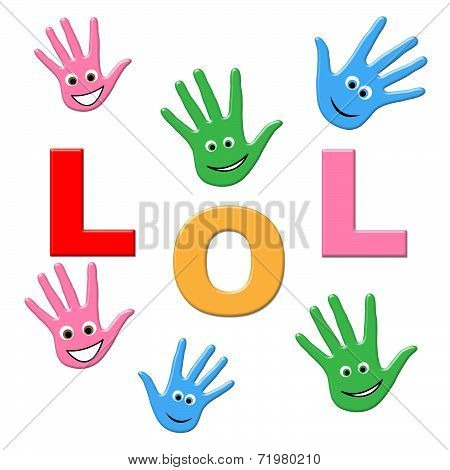 Kids Laugh Shows Youth Laughing And Laughs