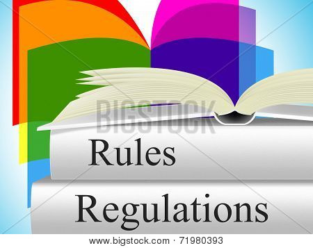 Regulations Rules Shows Regulate Guidelines And Guideline