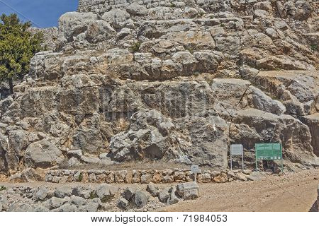 Ancient fortress in Israel Nimrod.