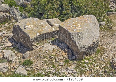 Ancient fortress in Israel Nimrod.