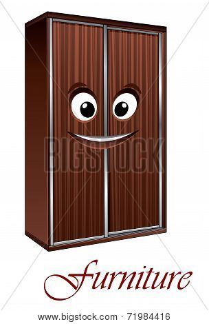 Cartoon wardrobe character