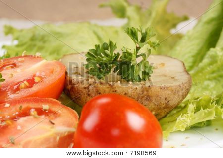 plantaardige salade