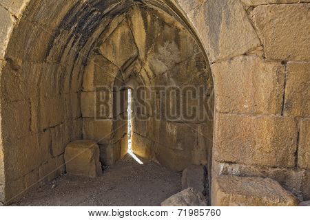 Ancient fortress in Israel Nimrod.
