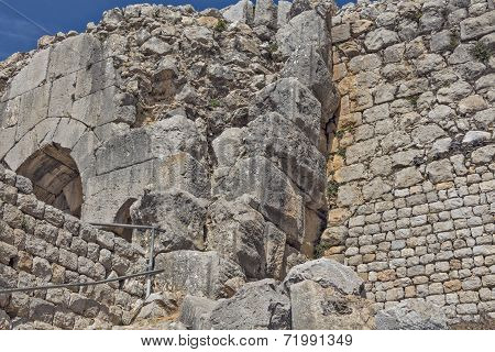 Ancient fortress in Israel Nimrod.