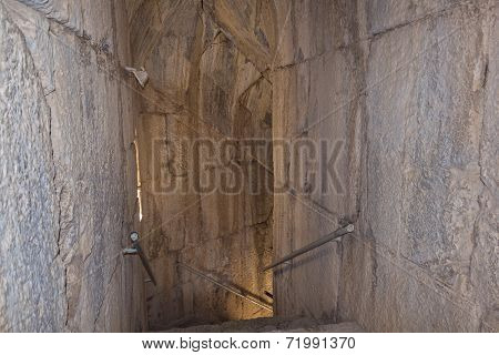 Ancient fortress in Israel Nimrod.