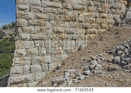 Ancient fortress in Israel Nimrod.