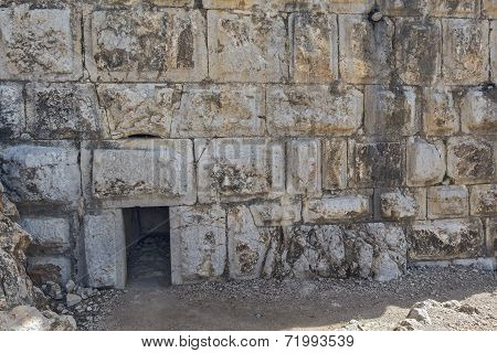 Ancient fortress in Israel Nimrod.