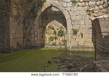 Ancient fortress in Israel Nimrod.