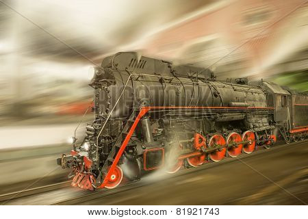 Steam Train Goes Fast.