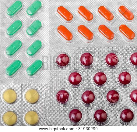 Background Of Various Pills