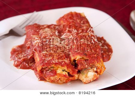 Manicotti Abendessen