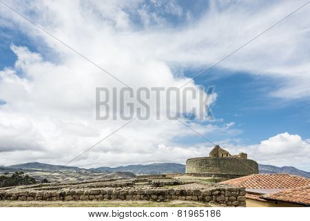 Ingapirca Inca Ruins In Ecuador.