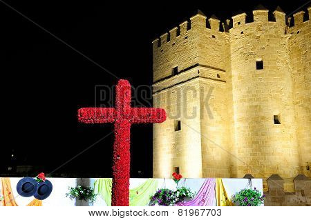 The May Cross Near Roman Bridge, Cordoba, Spain