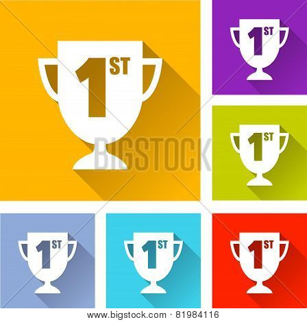 Cup Of Winner Icons