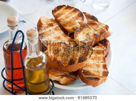 Pile Toasted Bread