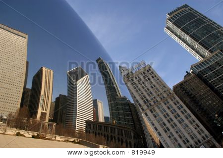 Cloud Gate reflektion
